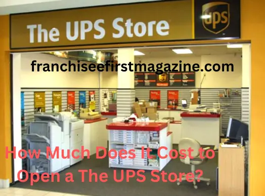 How Much Does It Cost to Open a The UPS Store?
